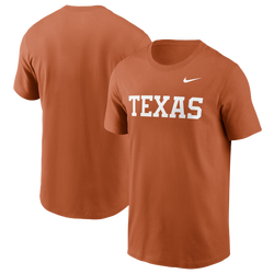 Men's - Nike Texas Texas Primetime Evergreen Wordmark T-Shirt - Burnt Orange