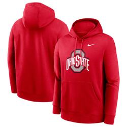 Men's - Nike Ohio State Primetime Evergreen Club Fleece... - Scarlet