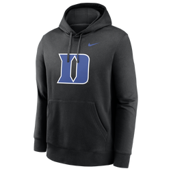 Men's - Nike Duke Primetime Evergreen Club Fleece P/O Hoodie - Black