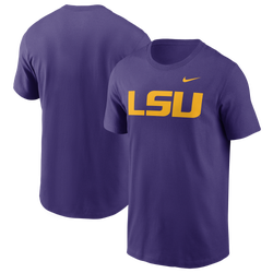 Men's - Nike LSU Primetime Evergreen Logo T-Shirt - Purple