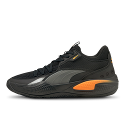 Men Shoes - Puma Court Rider - Puma Black-Orange Glow