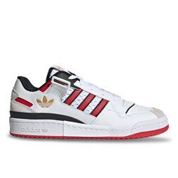 Men Shoes - adidas Forum Low - Ftwr White-Scarlet-Core Black