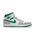 Jordan 1 Mid - Uomo Scarpe White-Pine Green-Smoke Grey