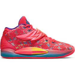 Men Shoes - Nike KD14 x Ron English - Siren Red-Green Abyss-Yellow Strike