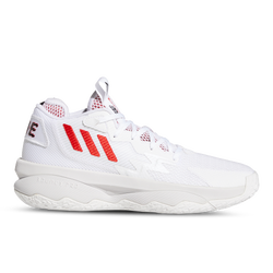 Men Shoes - adidas Dame 8 Dame Time - White-Black-Red