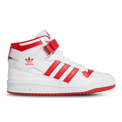 Men Shoes - adidas Forum Mid - White-Vivid Red-White