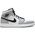Jordan 1 Mid - Men Shoes Lt Smoke Grey-Black-White