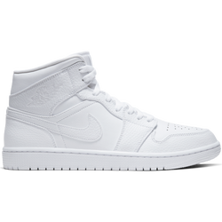 Men Shoes - Jordan 1 Mid - Whtie-White-Whtie