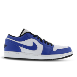 Men Shoes - Jordan 1 Low - White-Blue-Black