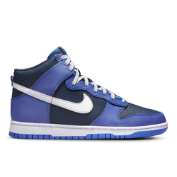 Men Shoes - Nike Dunk High Retro - Med Blue-White-Midnight Navy