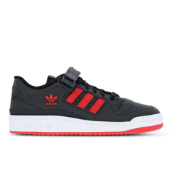 Men Shoes - adidas Forum Low - Black-Black-Red