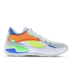 Men Shoes - Puma Court Rider Twofold - Puma White-Palace Blue