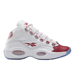 Men Shoes - Reebok Question Mid - White-Vec Red-White