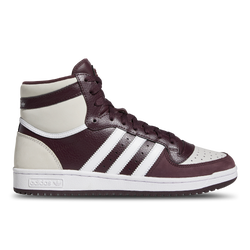 Men Shoes - adidas Top Ten - Shadow Maroon-White-Grey