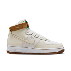 Men Shoes - Nike Air Force 1 High '07 LV8 - Lt Smoke Grey-Brt Crimson-Whit