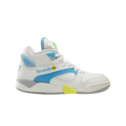 Men Shoes - Reebok Court Victory Pump - Chalk White-Blue-Grey