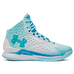 Men Shoes - Under Armour Curry 1 - Capri-Sky Blue-Capri