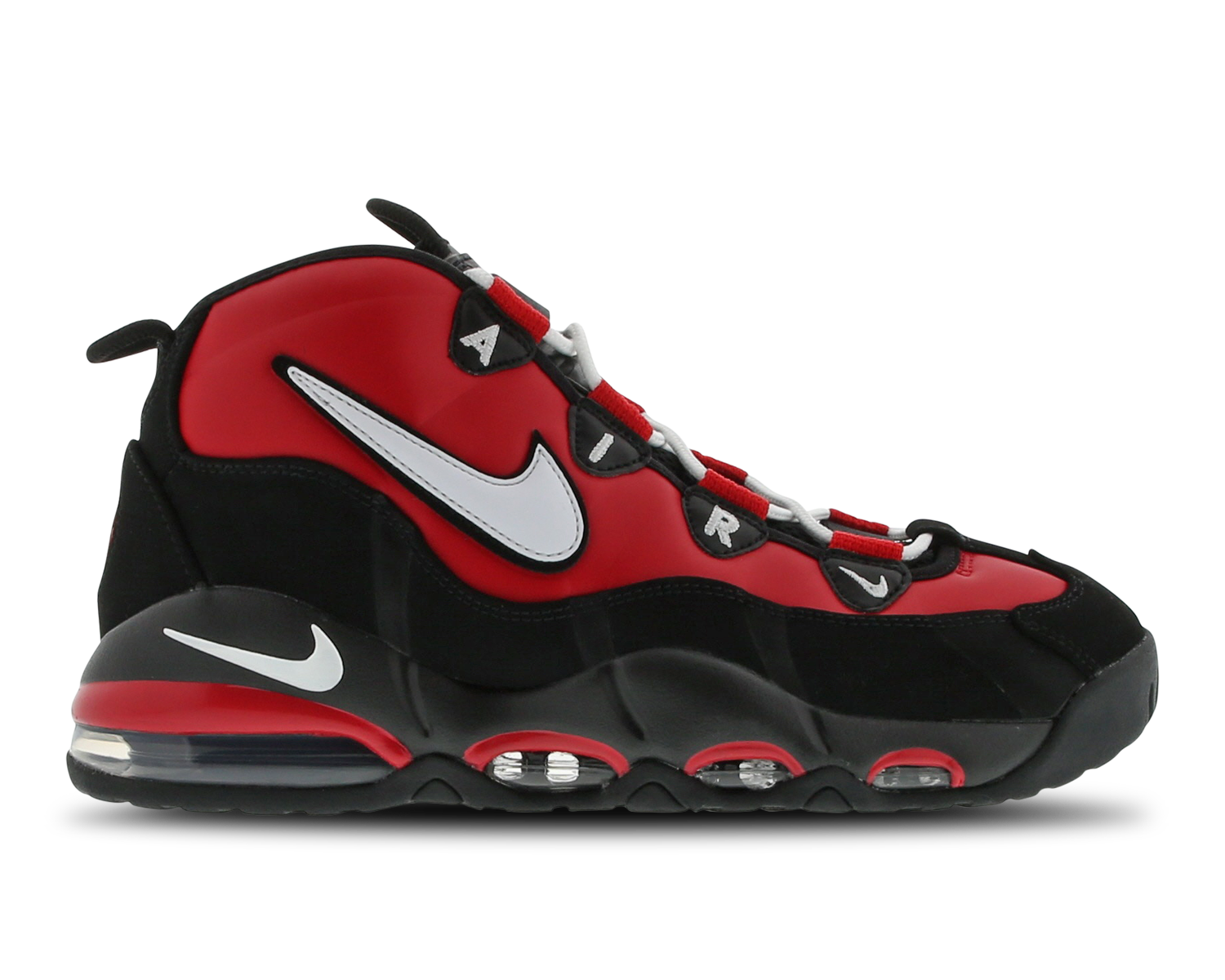 nike air uptempo black footlocker