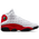 Jordan 13 Retro - Men Shoes White-Black-True Red