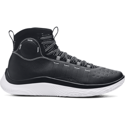 Men Shoes - Under Armour Curry 4 Flotro - Black-Halo Grey-White