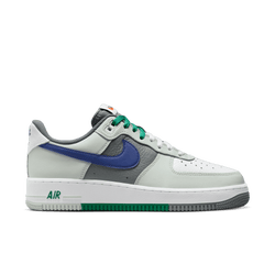 Men Shoes - Nike Air Force 1 '07 LV8 - Lt Silver-Deep Royal Blue-White