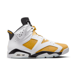 Men Shoes - Jordan 6 Retro - White-Yellow Ochre-Black