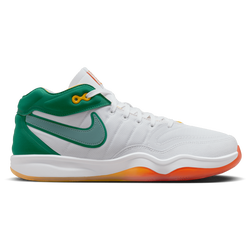 Men Shoes - Nike Zoom G.T Hustle 2 - White-Vintage Green-Malachite