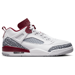 Men Shoes - Jordan Spizike Low - White-Team Red-Wolf Grey