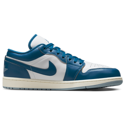 Men Shoes - Jordan 1 Low - White-Industrial Blue-Blue