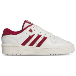 Men Shoes - adidas Rivalry Low - Core White-Team Victory Red-Off White