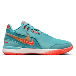 Men Shoes - Nike Zoom Lebron NXXT Gen AMPD - Mineral Blue-Lt Wild Mango