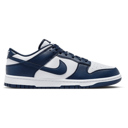 Men Shoes - Nike Dunk Low Retro - White-Midnight Navy-White