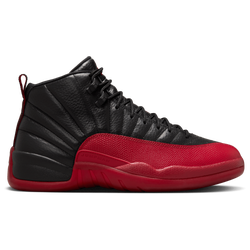 Men Shoes - Jordan 12 Retro - Black-Varsiy Red