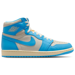 Men Shoes - Nike Jordan 1 Retro Hi Og - Dk Powder Blue-Dk Powder Blue-Sail