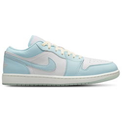 Men Shoes - Jordan 1 Low Retro OG - Glacier Blue-Sea Glass-Summit White