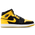 Jordan 1 Mid - Men Shoes Black-Varsity Maize-White