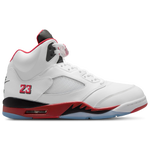 White-Fire Red-Black