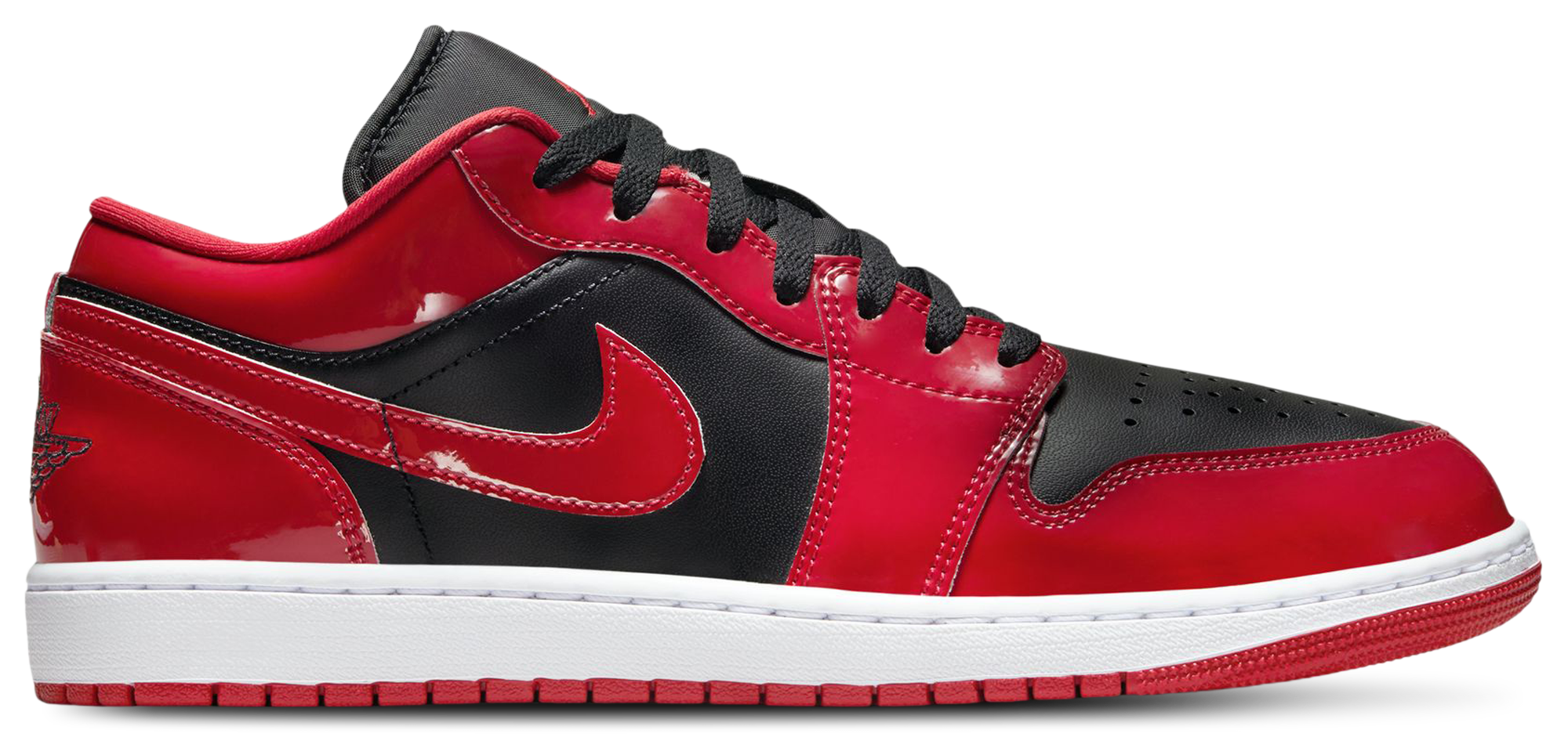 Jordan 1 Low Retro SE - Men Shoes (Black-Varsity Red-White)