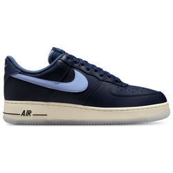 Men Shoes - Nike Air Force 1 '07 - Obsidian-Aluminum-Diffsued Blue
