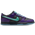 Nike Dunk Low Retro - Men Shoes Black-Artisan Teal-Grand Purple