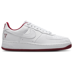 Men Shoes - Nike Air Force 1 Low - White-Team Red