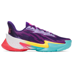 Men Shoes - Under Armour Curry Series 7 - Purple Smoke-Blue-Red