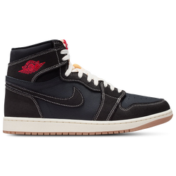 Men Shoes - Jordan 1 Retro High OG - Black-Univ Red-Sail