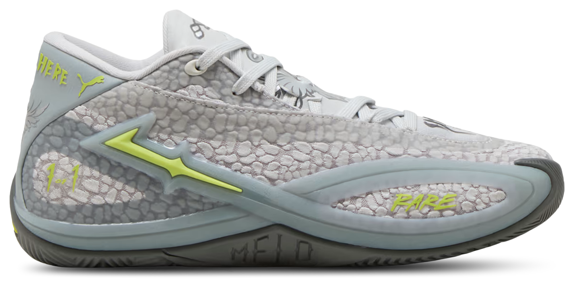 Puma MB.06 - Men Shoes (Cool Mid Gray-Lime Smash)