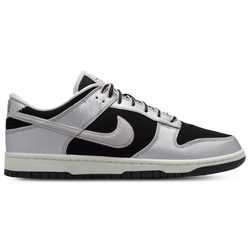 Men Shoes - Nike Dunk Low - Metallic Silver-Metallic Silver-Black