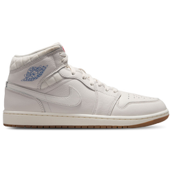 Men Shoes - Jordan 1 Mid - Phantom-Sail-Gum Dark Brown