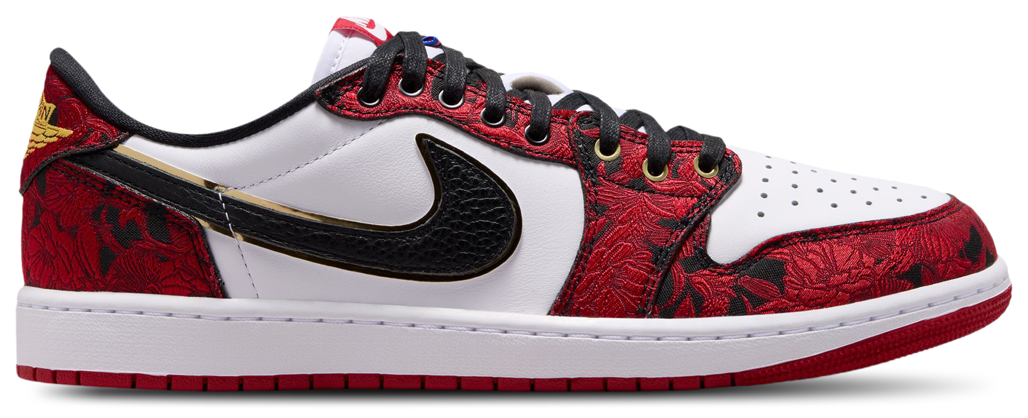 Jordan 1 Low Retro SE - Men Shoes (Black-Varsity Red-White)