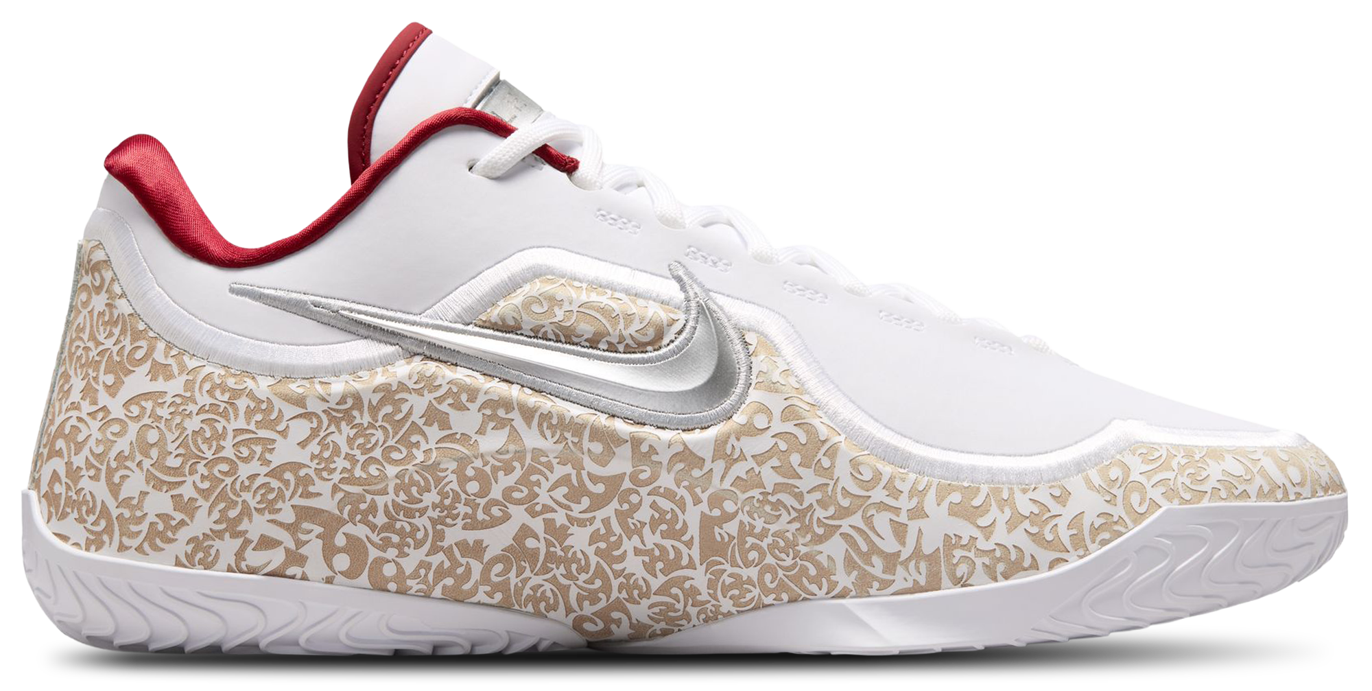Nike LeBron 23 - Men Shoes (White-Metallic Silver-Team Red)