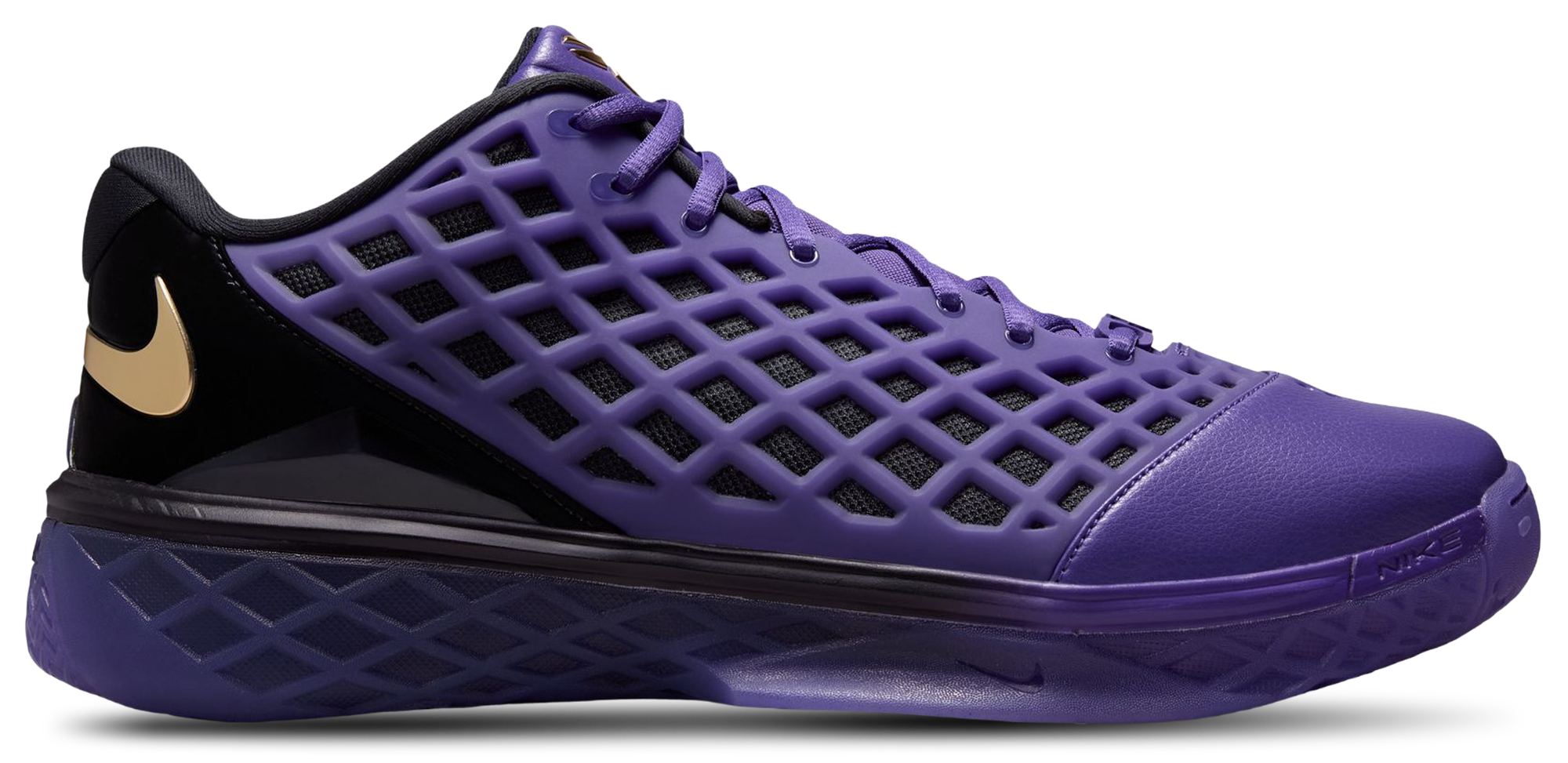 Nike Kobe 3 Low Protro - Men Shoes (Black-Metallic Gold-Electro Purple)