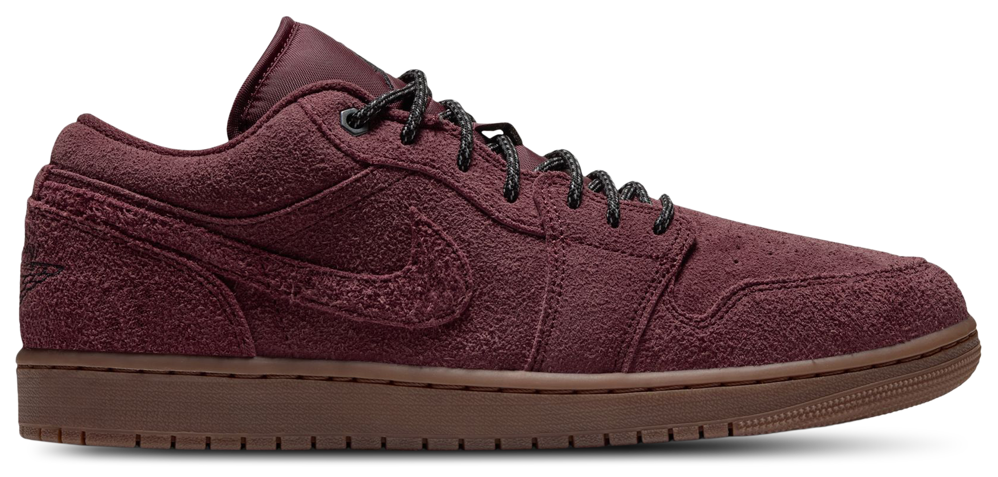 Jordan 1 Low Retro SE - Men Shoes (Dark Team Red-Black-Gum Med Brown)